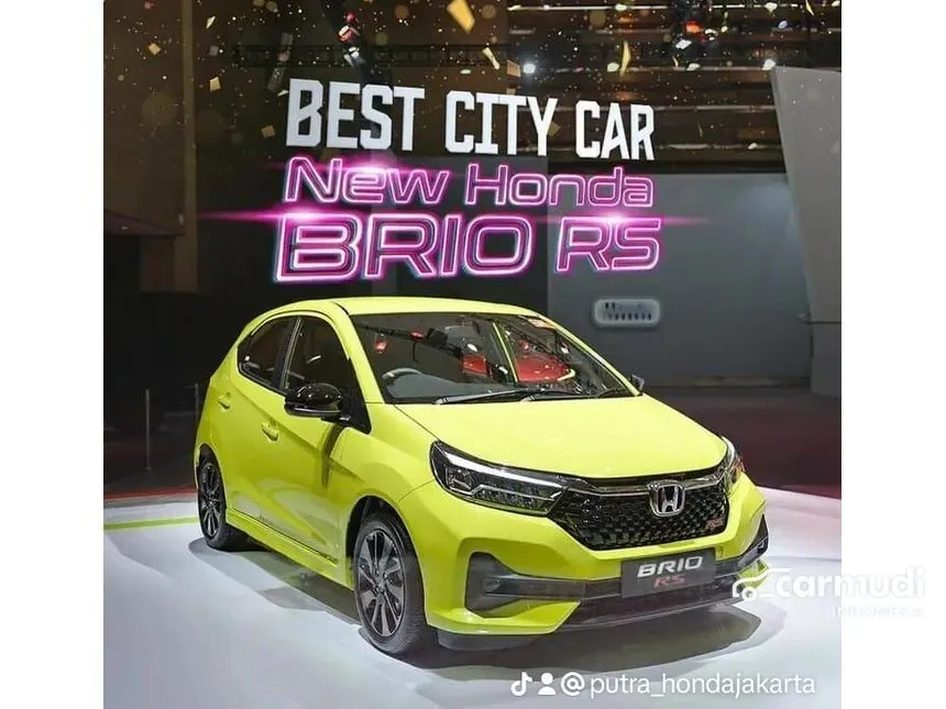 Jual Mobil Honda Brio 2024 E Satya 1.2 di Banten Automatic Hatchback Merah Rp 185.000.000