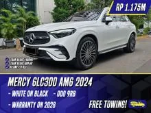 2024 Mercedes-Benz GLC300 2.0 AMG Line 4MATIC SUV White on Black Putih Mercy GLC 300 New Model