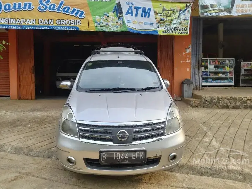 Jual Mobil Nissan Grand Livina 2008 XV 1.8 di Jawa Barat Automatic MPV Silver Rp 85.000.000