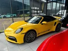 2022 Porsche 911 3.7 Turbo Cabriolet (922) Yellow, BRAND NEW