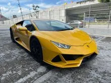 2021 Lamborghini Huracan 5.2 Evo Coupe Perfect Condition Like New 7K mile