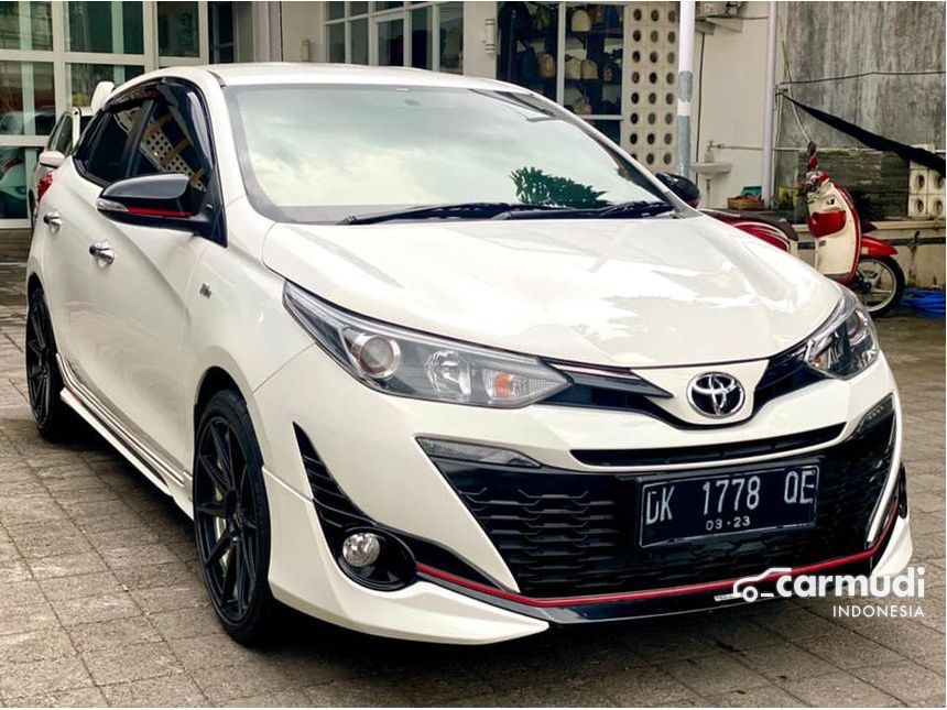 Toyota Yaris 2018 Trd Sportivo 1 5 In Bali Automatic Hatchback White For Rp 215 000 000 7865215 Carmudi Co Id