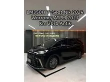 2024 Lexus LM 350h 2.5 7 Seater MPV