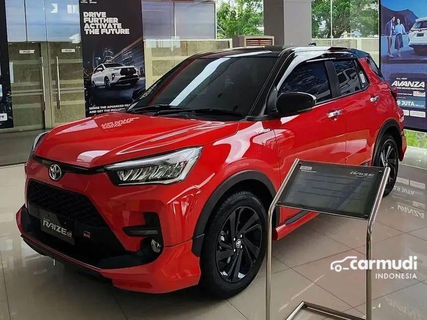 Jual Mobil Toyota Raize 2024 GR Sport 1.0 di Kalimantan Timur Automatic Wagon Merah Rp 233.300.000