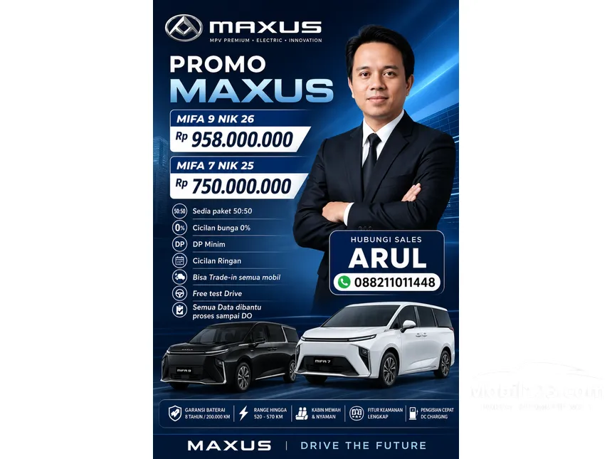 2026 MAXUS MIFA-9 Premium MPV