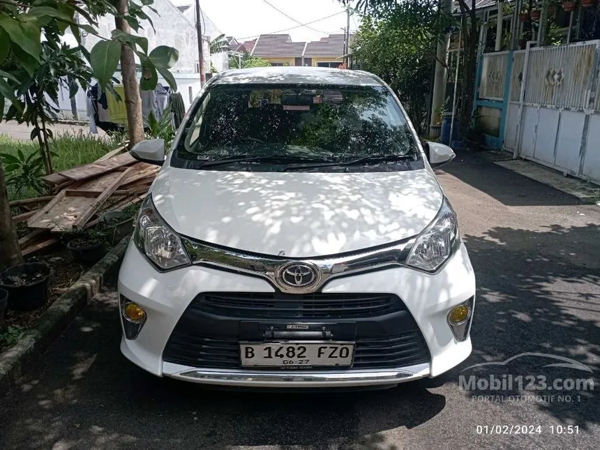 Jual Mobil Toyota Calya 2017 G 1.2 di Jawa Barat Automatic MPV Putih Rp 114.000.000