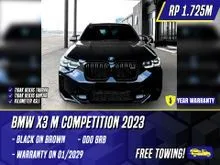 2023 BMW X3 3.0 M Competition SUV X3M Black on Brown Hitam X 3M 3 Comp
