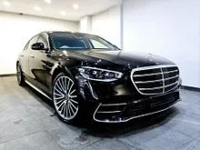 2021 Mercedes-Benz S500L 3.0 4MATIC AMG (Cream interior, Burmester surround sound system, head up display)