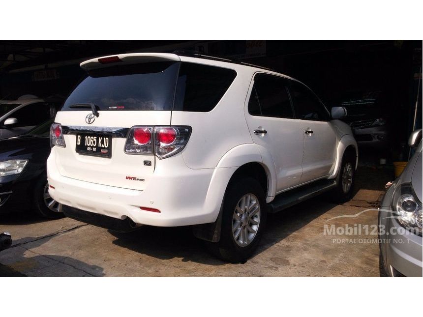 Jual Mobil Toyota Fortuner 2013 G 2.5 di DKI Jakarta 