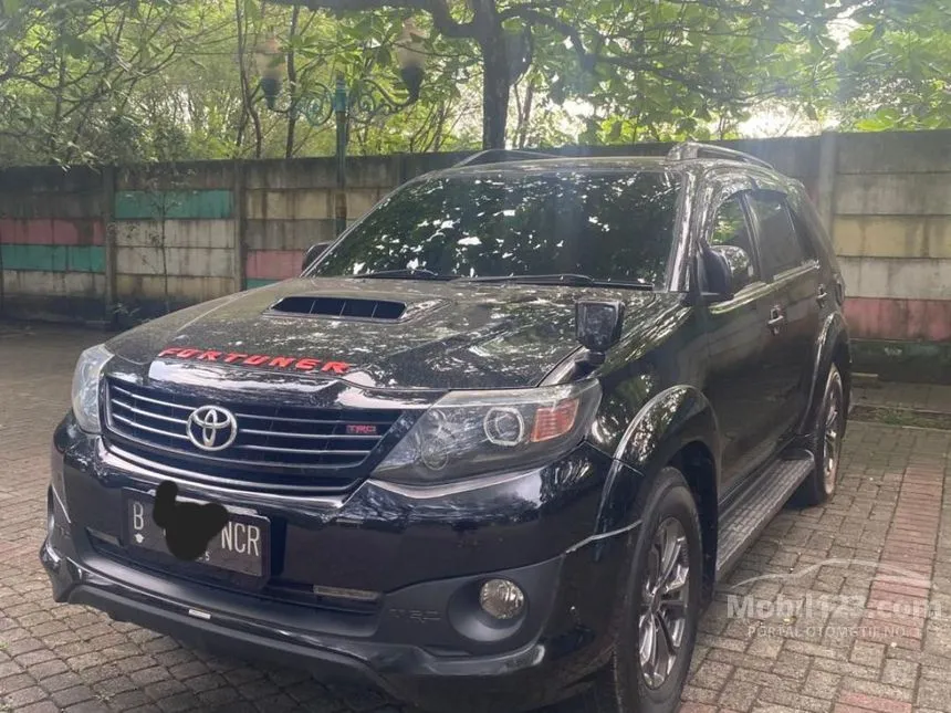 Jual Mobil Toyota Fortuner 2015 G TRD 2.5 di Banten Automatic SUV Hitam Rp 315.000.000