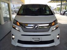 2013 TOYOTA VELLFIRE GOLDEN EYE 2 UNREG . CHEAPEST WITH GST . LOCAL AP . LIMITED EDITION SPEC .ORIGINAL MILEAGE CONDITION
