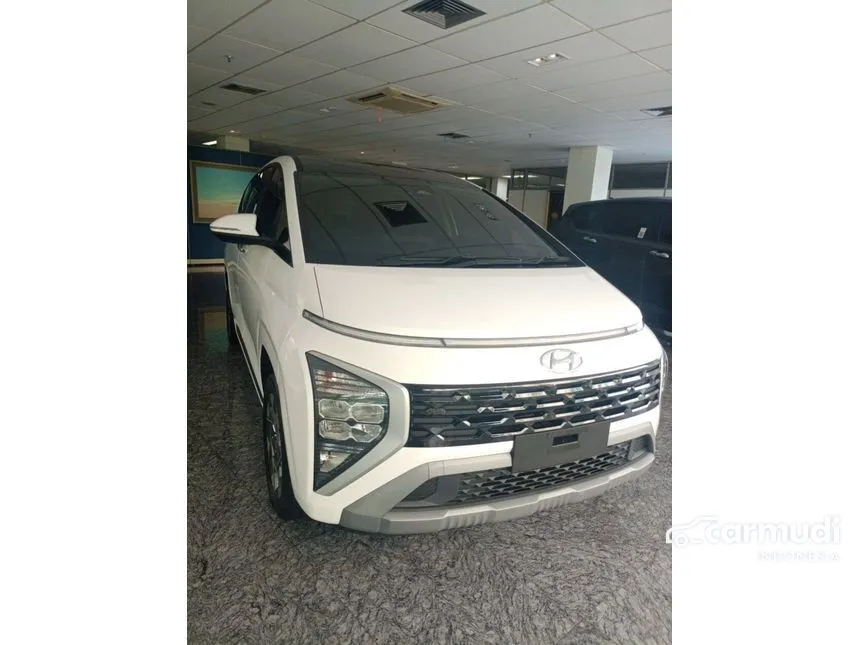 Jual Mobil Hyundai Stargazer 2024 Prime 1.5 di Jawa Barat Automatic Wagon Putih Rp 300.000.000