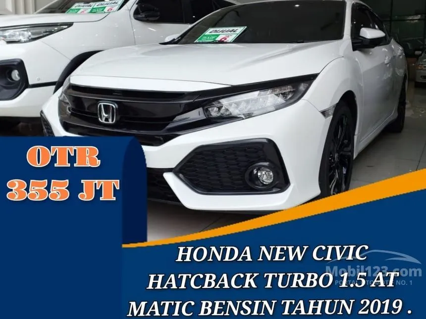 Jual Mobil Honda Civic 2019 E 1.5 di Jawa Barat Automatic Hatchback Putih Rp 355.000.000
