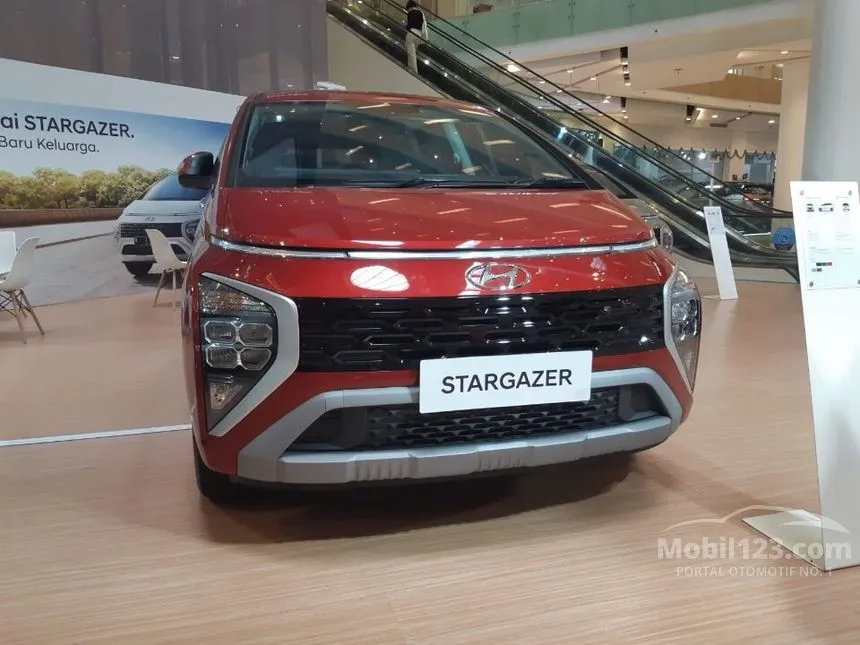 Jual Mobil Hyundai Stargazer 2024 Essential 1.5 di DKI Jakarta Automatic Wagon Marun Rp 320.000.000
