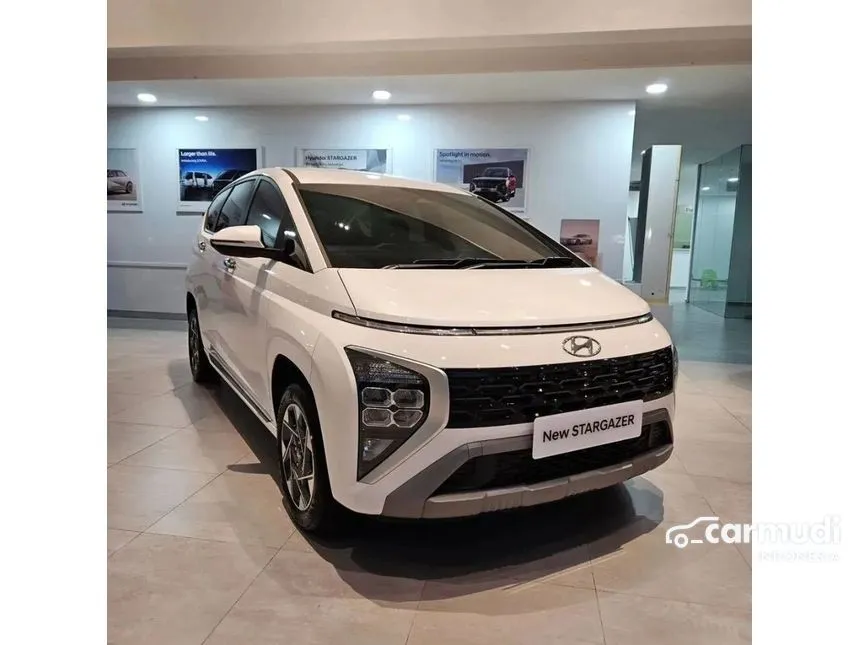 Jual Mobil Hyundai Stargazer 2024 Prime 1.5 di Jawa Barat Automatic Wagon Putih Rp 288.810.000