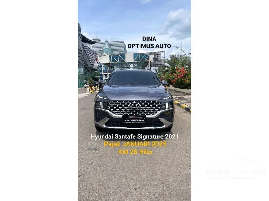 Jual Mobil Hyundai Santa Fe 2021 CRDi Signature 2.2 di Jawa Barat Automatic SUV Biru Rp 540.000.000