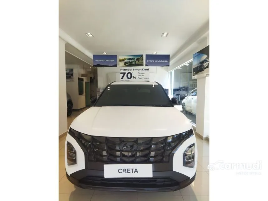Jual Mobil Hyundai Creta 2024 Alpha 1.5 di DKI Jakarta Automatic Wagon Putih Rp 377.000.000