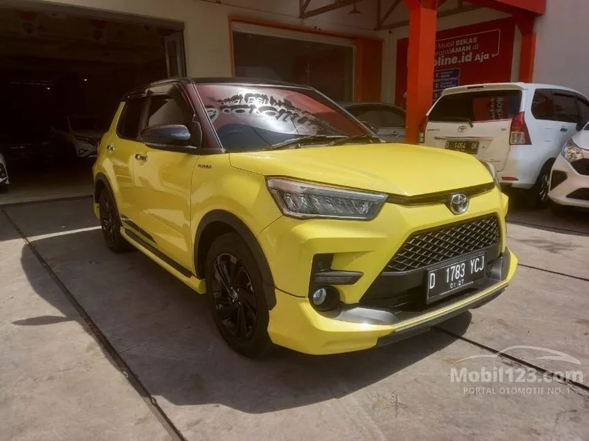 Jual Mobil Toyota Raize 2021 GR Sport 1.0 di Jawa Barat Automatic Wagon Kuning Rp 214.000.000