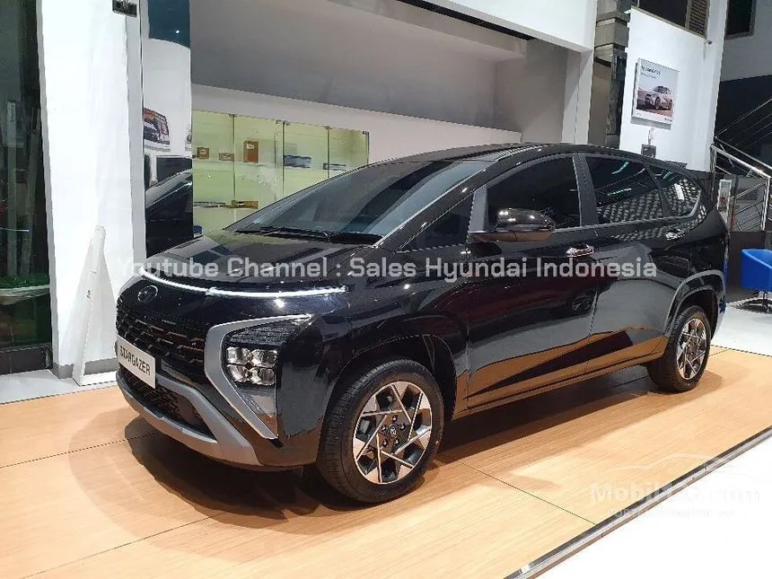 Jual Mobil Hyundai Stargazer 2023 Prime 1.5 di Banten Automatic Wagon Hitam Rp 280.000.000