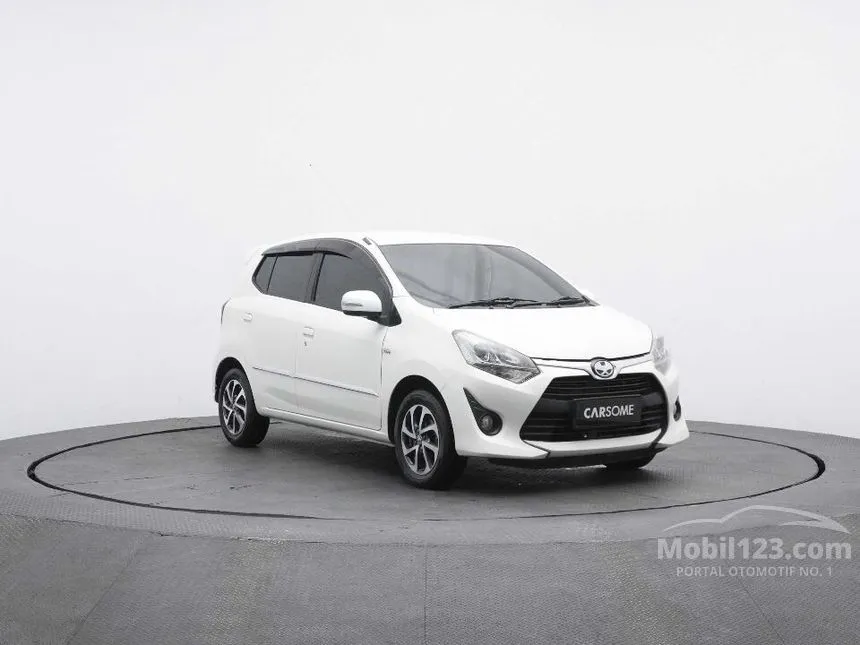 Jual Mobil Toyota Agya 2019 G 1.2 di Banten Manual Hatchback Putih Rp 108.000.000