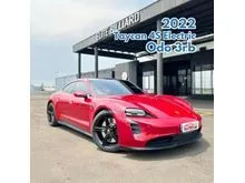 2021 Porsche Taycan 0.0 4S Performance Battery Plus Sedan Electric EV Red on Black Merah Taican