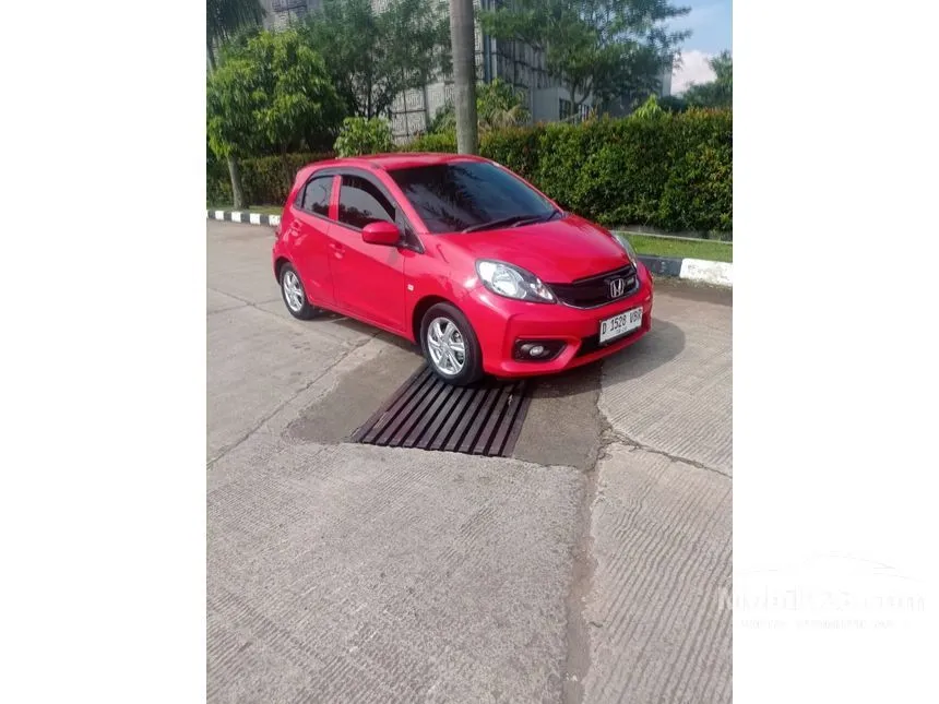 Jual Mobil Honda Brio 2018 Satya E 1.2 di Jawa Barat Manual Hatchback Merah Rp 121.000.000