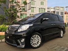 2013 Toyota Alphard SC PREMIUM SOUND BLACK ON BLACK