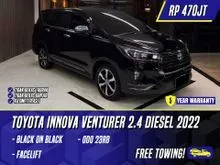 2022 Toyota Kijang Innova 2.4 Venturer MPV Facelift Diesel Black Hitam Inova