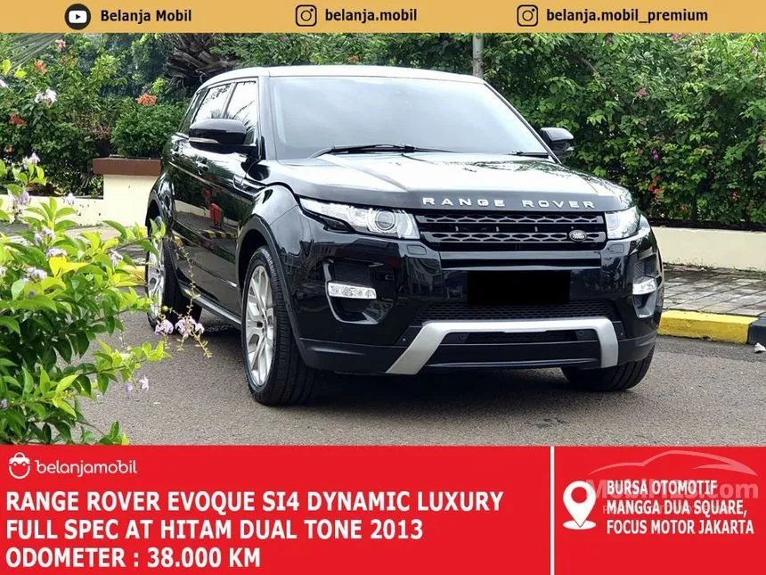 Jual Mobil Land Rover Range Rover Evoque 2013 Dynamic Luxury Si4 2.0 di DKI Jakarta Automatic SUV Hitam Rp 403.000.000