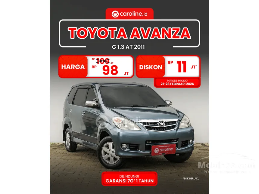2011 Toyota Avanza G MPV