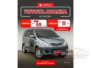 2011 Toyota Avanza 1.3 G MPV