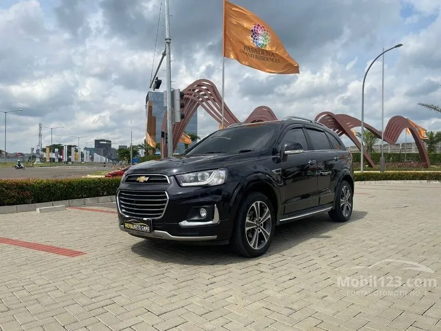 Jual Mobil Chevrolet Captiva 2016 LTZ 2.0 Di Banten Automatic SUV Hitam ...