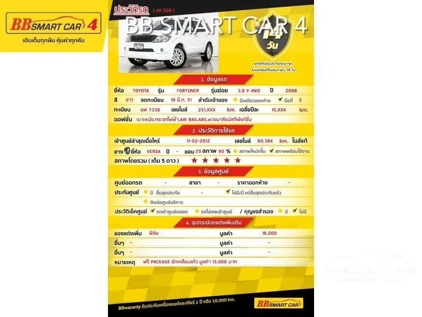 2008 Toyota Fortuner V SUV