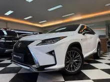 2018 Lexus RX 300 2.0 F Sport SUV Nik2018 White On Red Km20rb Antik Panoramic Sunroof PBD Record ATPM #RX300 #RX200t #AUTOHIGH #BEST DEAL