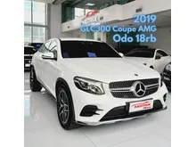 2019 Mercedes-Benz GLC300 2.0 AMG 4MATIC Coupe White on Black Mercy GLC 300 Putih