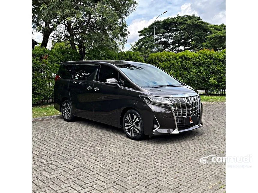 Jual Mobil Toyota Alphard 2018 G 2.5 di Banten Automatic MPV Coklat Rp 675.000.000