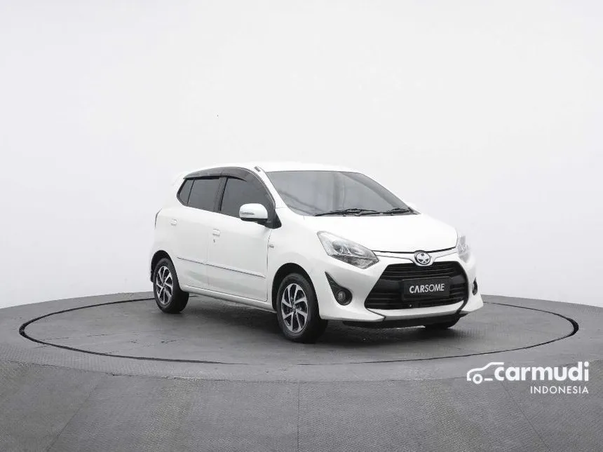 Jual Mobil Toyota Agya 2019 G 1.2 di Banten Manual Hatchback Putih Rp 106.000.000