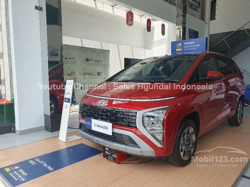 Jual Mobil Hyundai Stargazer 2023 Prime 1.5 di DKI Jakarta Automatic Wagon Merah Rp 285.000.000