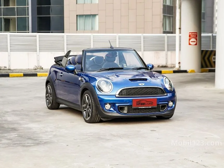 Jual Mobil MINI Cabrio 2012 Cooper S 1.6 di DKI Jakarta Automatic Convertible Biru Rp 455.000.000