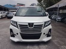 2016 Toyota Alphard 2.5 G SA type black