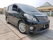Toyota Alphard S Audioless 2013 Pakaian Pribadi Dijamin Murah