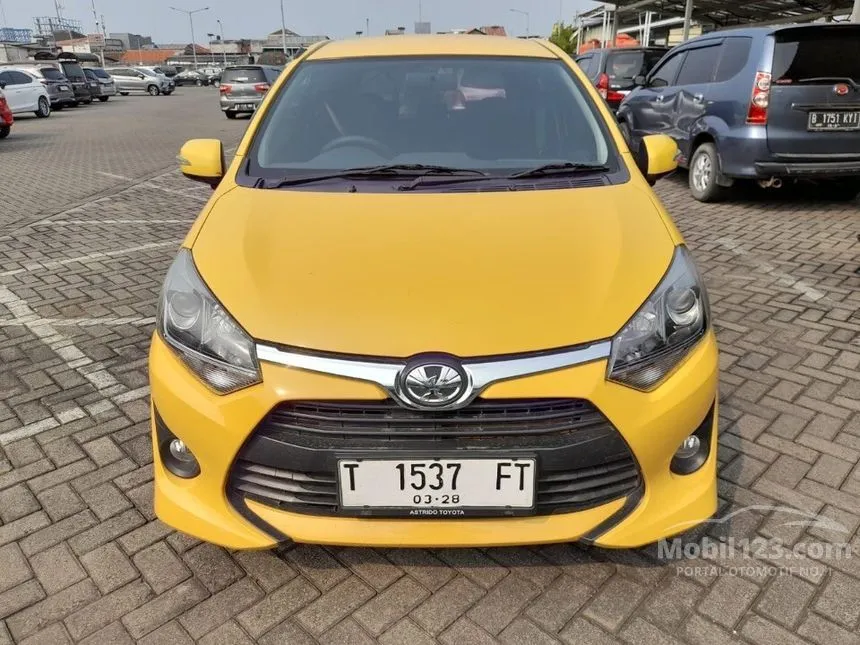 Jual Mobil Toyota Agya 2018 G 1.2 di Jawa Barat Manual Hatchback Kuning Rp 93.000.000