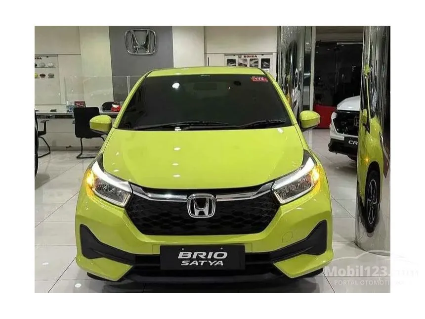 Jual Mobil Honda Brio 2024 E Satya 1.2 di Bangka Belitung Automatic Hatchback Hijau Rp 198.300.000