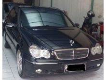 2003 Mercedes-Benz C240 2.6 Elegance Sedan Sun Roof Km 88 rb Pajak Telat Sept 2017 Orisinil Mulus Siap Pakai