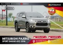 2016 Mitsubishi Pajero Sport 2.4 Dakar 4X2 SUV Bisa Pakai Bio Solar irit dan tetap Bergaransi 1 Tahun Mesin Transmisi