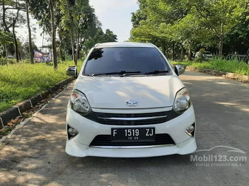 Jual Mobil Toyota Agya 2015 TRD Sportivo 1.0 di Jawa Barat Automatic Hatchback Putih Rp 99.000.000