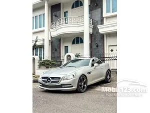 2012 Mercedes-Benz SLK200 1.8 BlueEFFICIENCY Convertible Silver On Black Odo 28 Rb (TERMURAH)