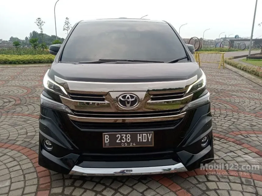 Jual Mobil Toyota Vellfire 2017 G Limited 2.5 di Jawa Barat Automatic Van Wagon Hitam Rp 865.000.000