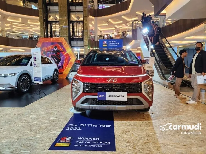 Jual Mobil Hyundai Stargazer 2024 Prime 1.5 di DKI Jakarta Automatic Wagon Merah Rp 299.000.000