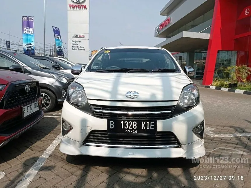 Jual Mobil Toyota Agya 2016 TRD Sportivo 1.0 di Jawa Barat Manual Hatchback Putih Rp 94.000.000